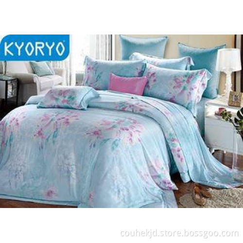 Duvet Wedding Anniversary Floral Cotton Elegant Bedding Set